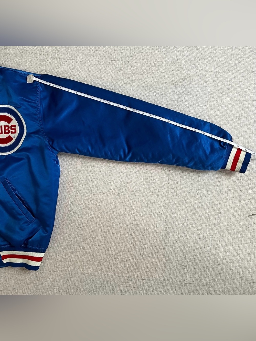 Vintage 80s Chicago Cubs Starter Brand Jacket - Adult Medium - Picture 6 of 12